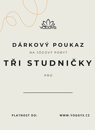 Dárkový voucher na selfcare & wellness pobyt s jógou u Třech Studniček na Slovensku